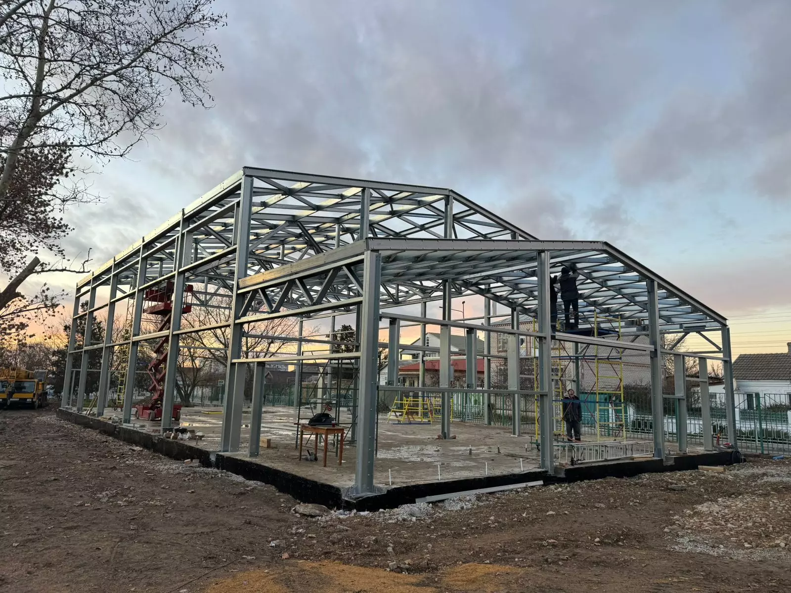 157. Pre-engineered sports Hall 12х36х6/4 in Yalta, Crimea, Russia      