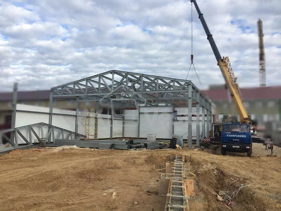 80. Prefabricated steel warehouse for the storage of military equipment 18 x 84 x 6 in Kaluga, Rossia