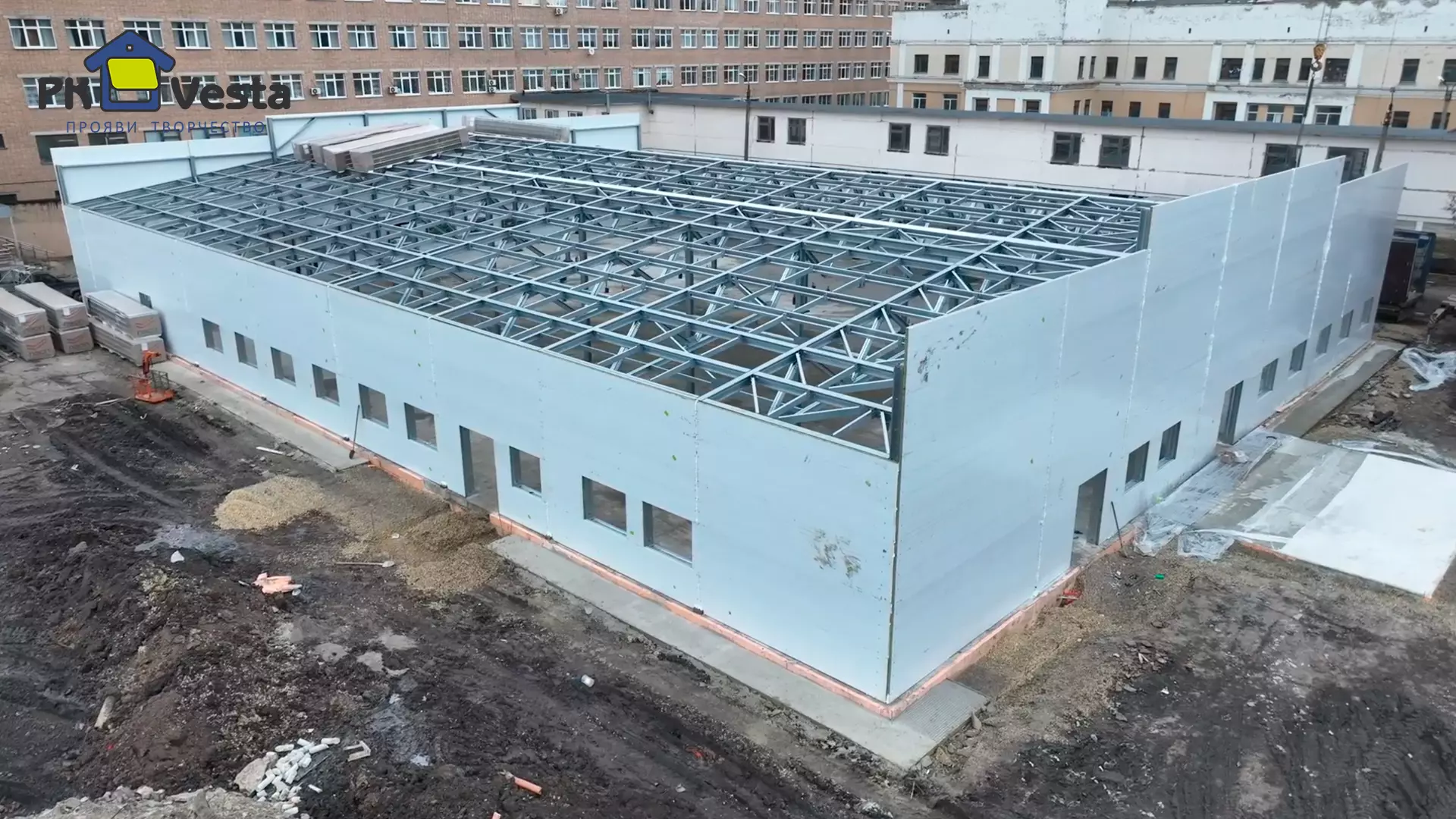 PK VESTA announces an order for a new modern pre-engineered city hospital 36W x 46L x 3.5H (1 656 sq.m.) in Novomoskovsk, Russia 