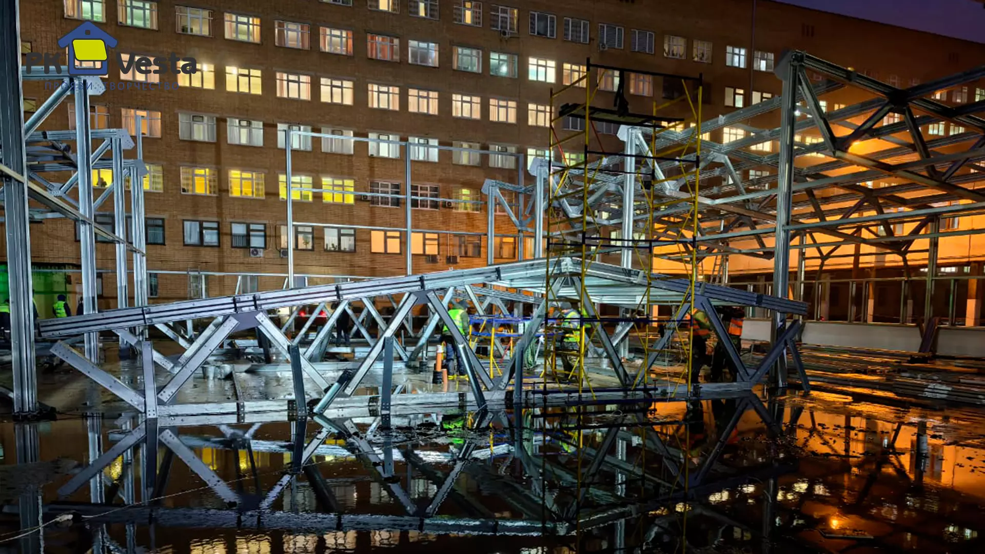 204. Pre-engineered city hospital 36W x 46L x 3.5H in Novomoskovsk, Russia 