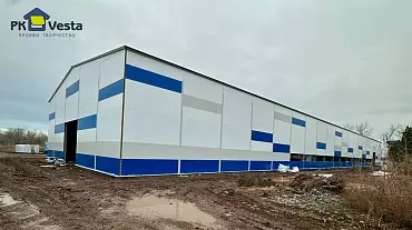 196.   Pre-engineered workshop 28W x 102L x 7.2H for the production of sandwich panels in the village of Kushchevskaya, Russia