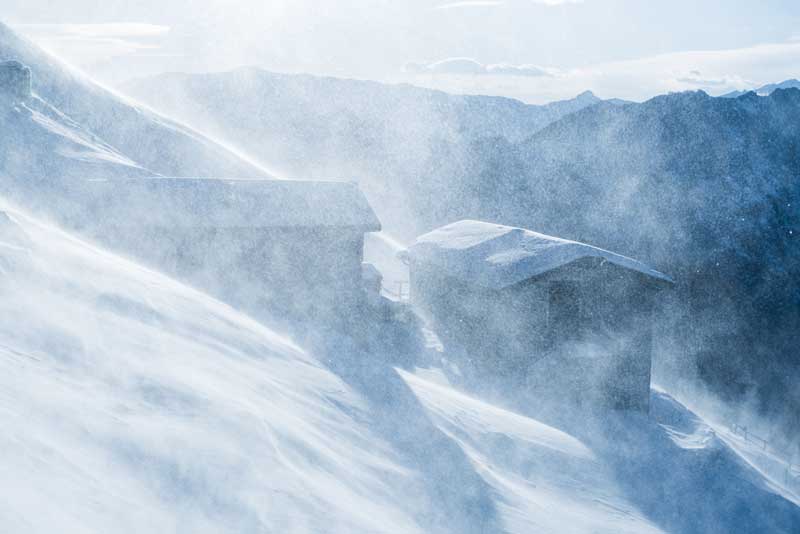 Buildings can withstand the enormous snow, wind and seismic loads