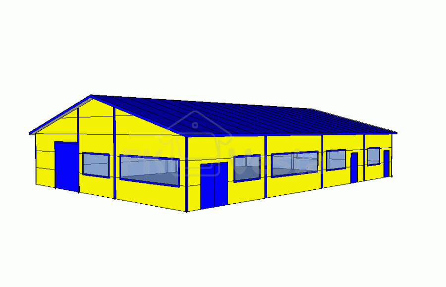 Order of the pre-fabricated steel water-bottling plant in Tula region, Russia