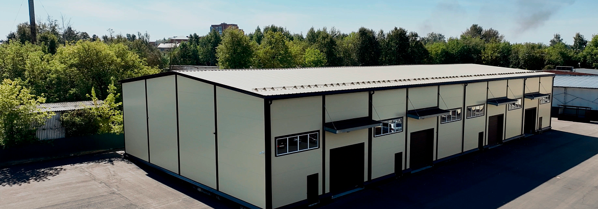 152. Pre-engineered steel warehouse 24x60x6 for rent  in Tula, Russia
