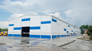 196.   Pre-engineered workshop 28W x 102L x 7.2H for the production of sandwich panels in the village of Kushchevskaya, Russia