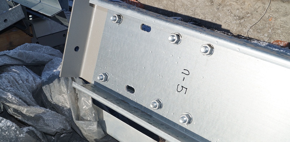 Russian metal S350 with I class of galvanizing (275 g / sq.m.)