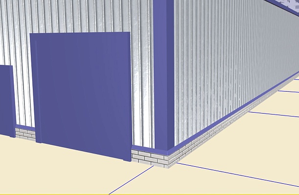 Built-up cladding system