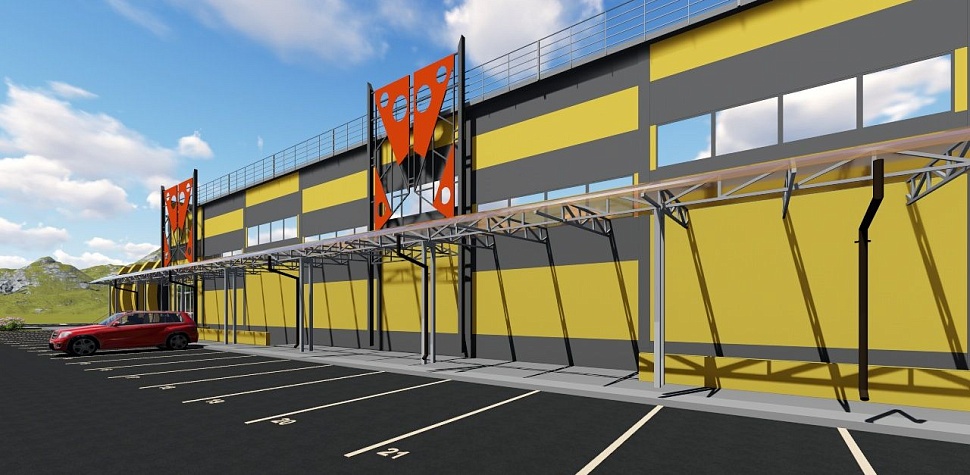 You yourself create a unique image of the building!