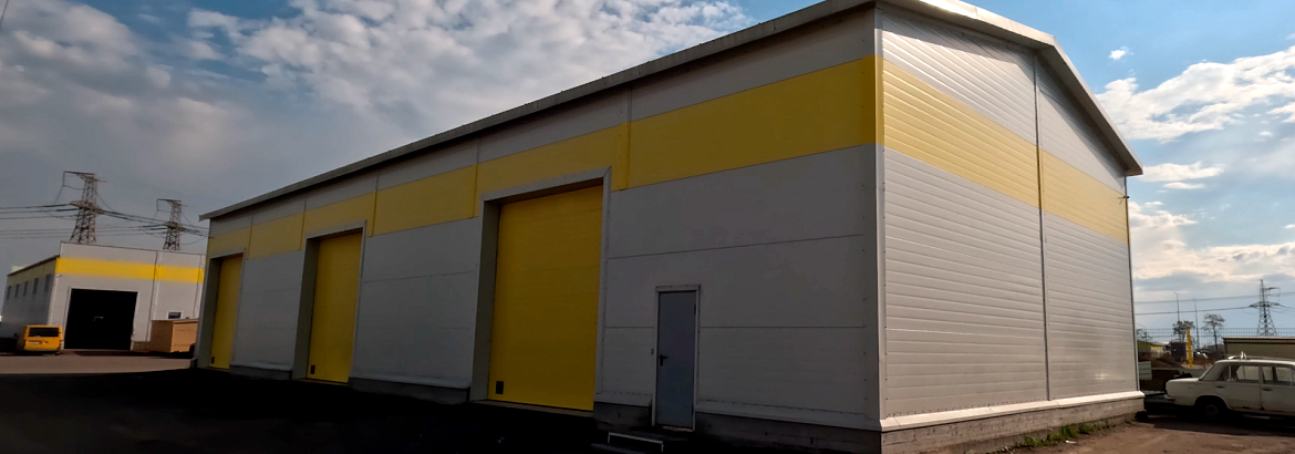 76. Prefabricated body shop for repair of trucks 12 х 30 х 6 in St. Petersburg, Russia