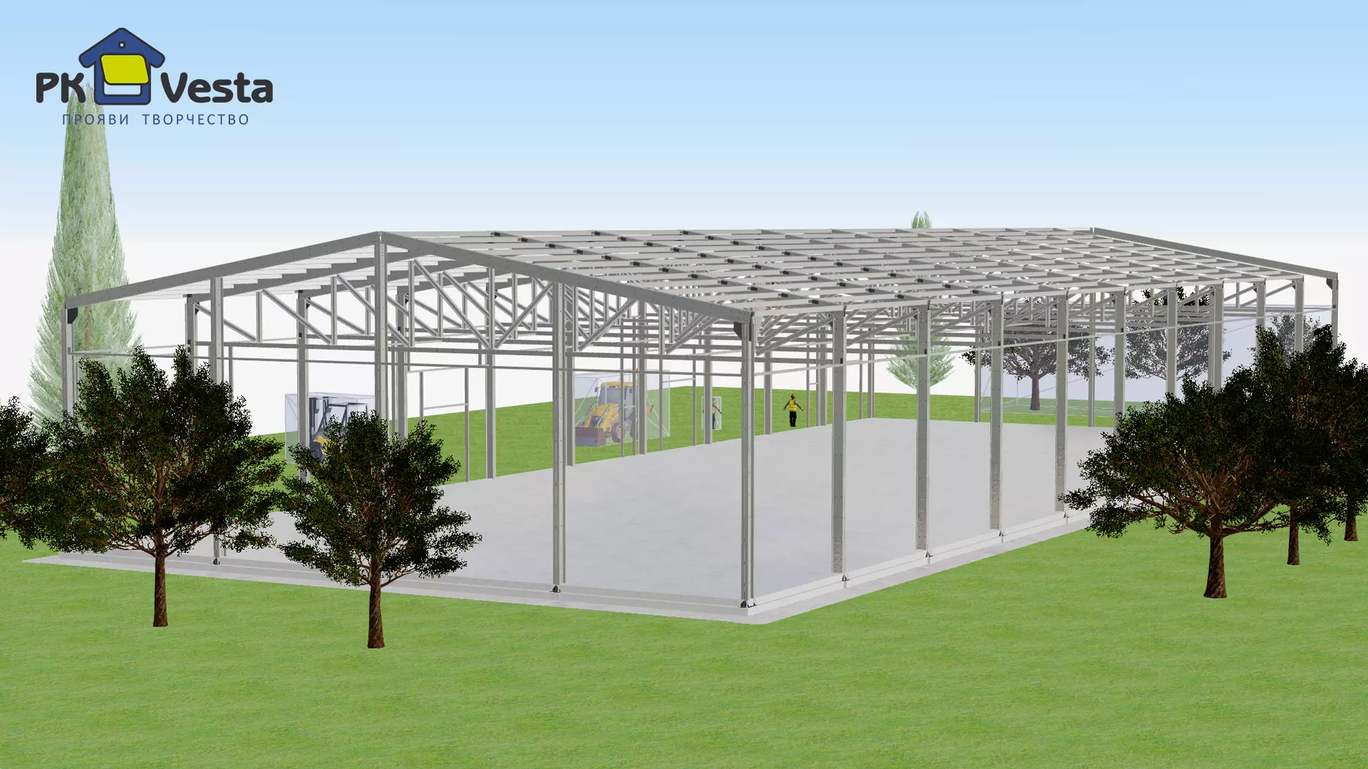 PK Vesta announces an order for a pre-engineered warehouse/production hall 24W x 62L x 6H (1 488 sq.m.) for confectionery storage in Venev, Russia