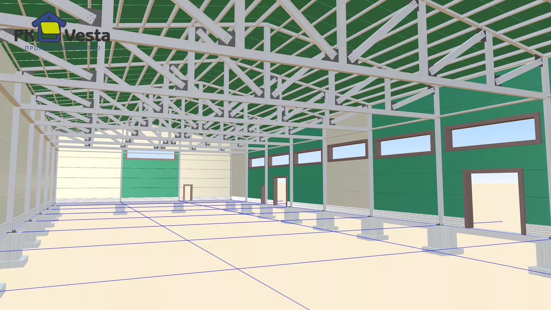 PK Vesta announces an order for a pre-engineered steel warehouse measuring 21W x 54L x 6H made out of LSGF in Astana, Kazakhstan