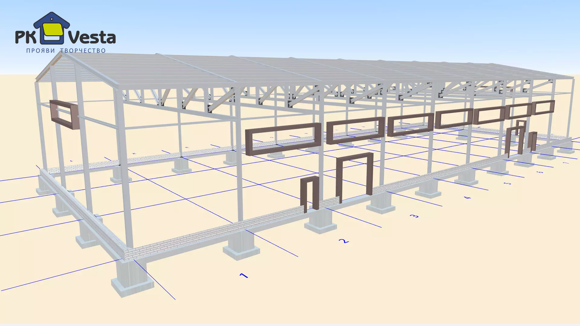 PK Vesta announces an order for a pre-engineered steel warehouse measuring 21W x 54L x 6H made out of LSGF in Astana, Kazakhstan