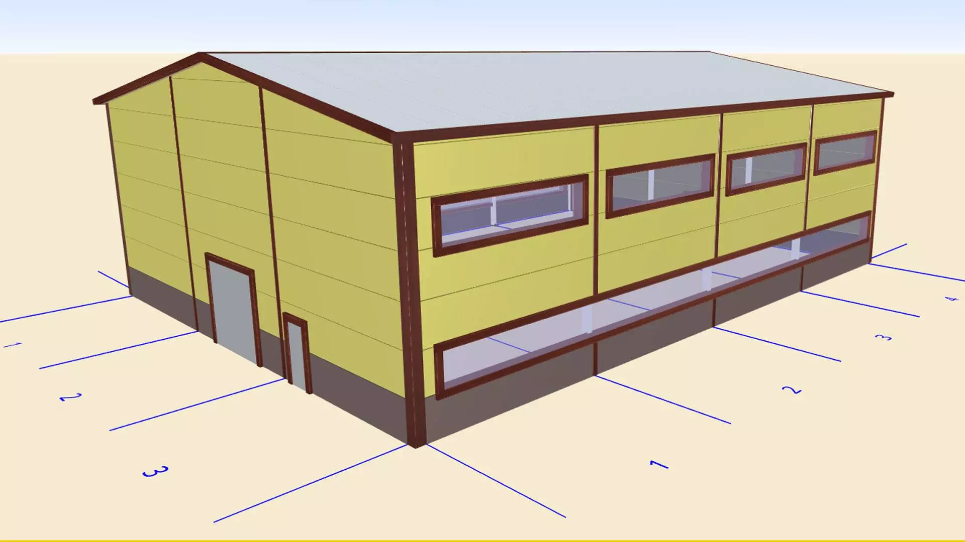 PK Vesta announces the order of a prefabricated supermarket 18x24x7.2 in Stupino, Russia