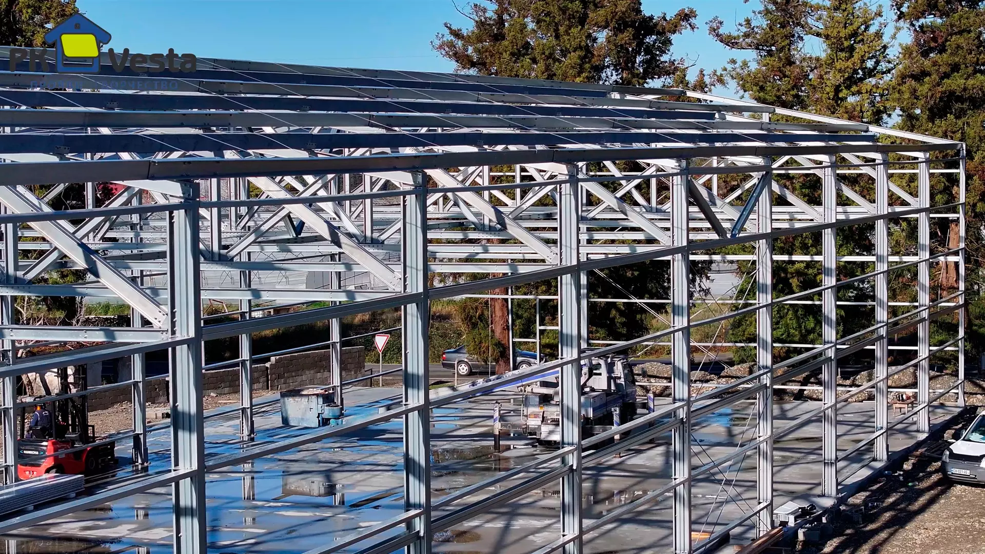 PK VESTA announces the completion of pre-engineered warehouse 18W x 54L x 6H (972 sq.m.) fully made out of light gauge steel framing, for a local farmer in Batumi, Georgia