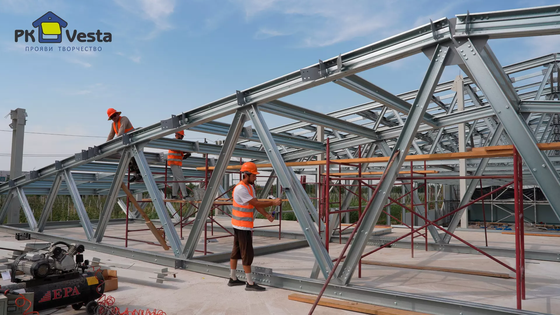 PK VESTA announces an order for a pre-engineered ice arena 30W x 80L x 6H made out of LSF in Tashkent, Uzbekistan