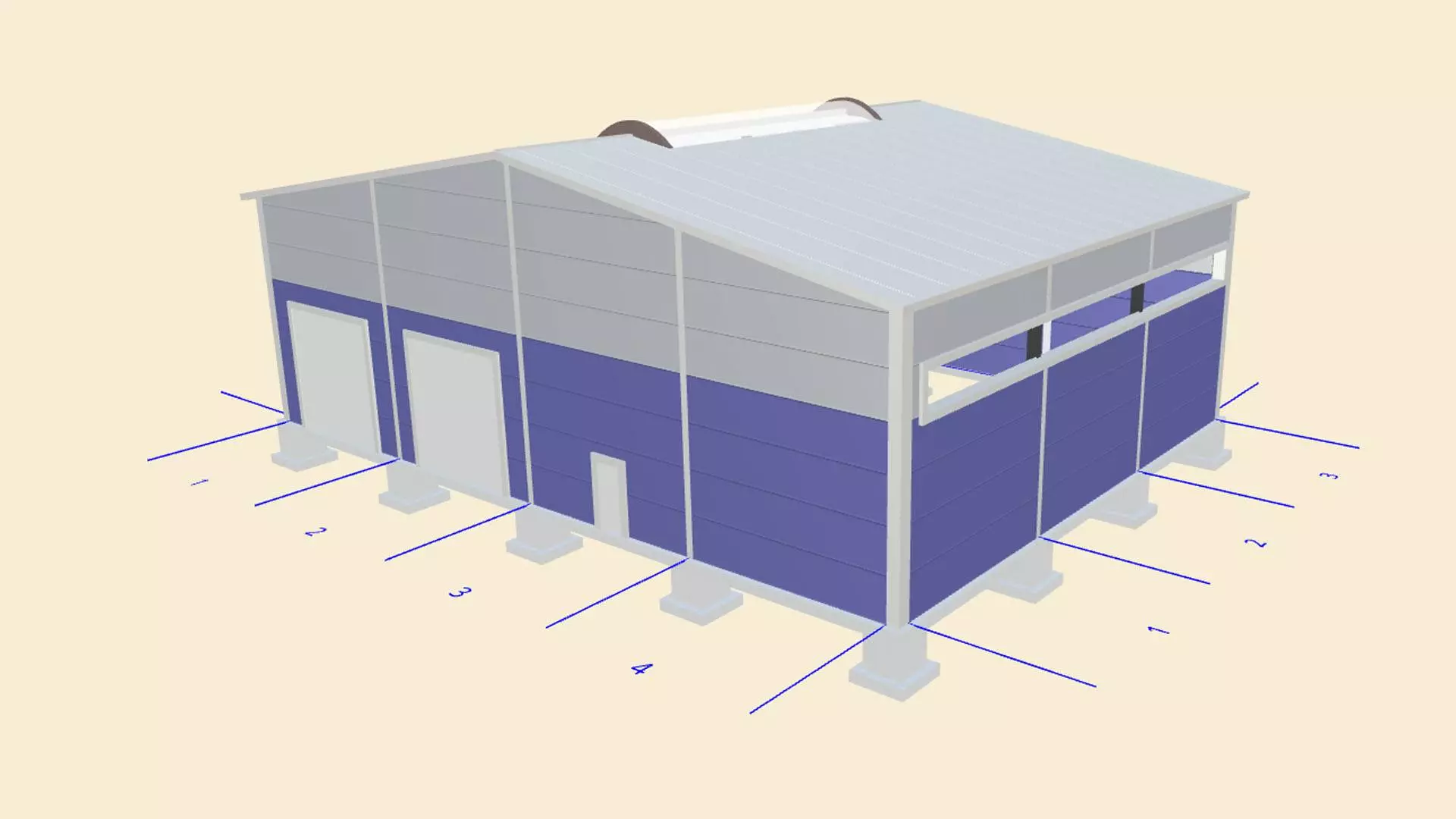 The PK Vesta plant announces an order for a 24x18x6 prefabricated warehouse in Michurinsk, Russia for a concentrated juice production plant.