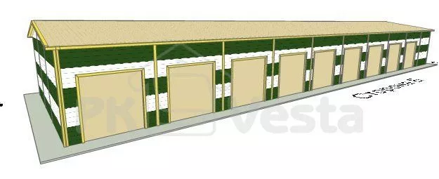 PK Vesta announces the order of the pre-engineered warehouse for storage of military equipment in Kaluga, Russia