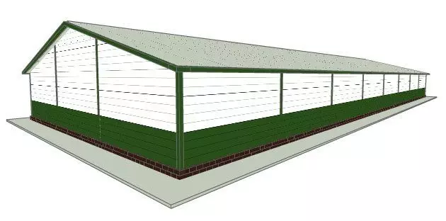 47. Farm for breeding rabbits 18х36х3,3, Moscow region, Russia