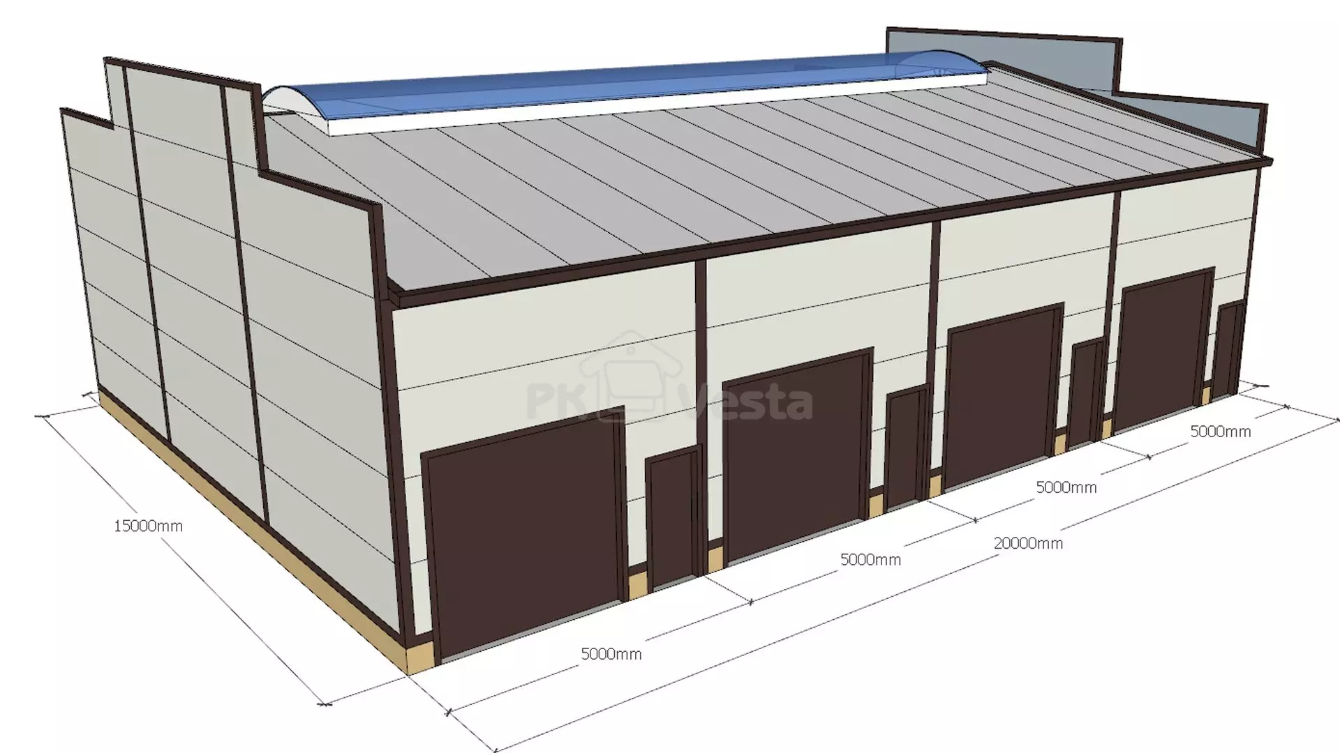 PK Vesta announces the order for a car service and workshop 15W x 20L x 4H from LSGF to Moscow, Russia