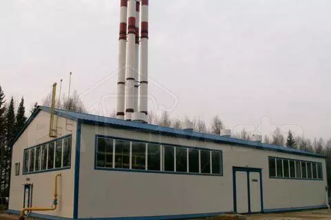 25. A natural gas distribution station, 15х29,4х4,2, in Novomoskovsk Tula region, Russia