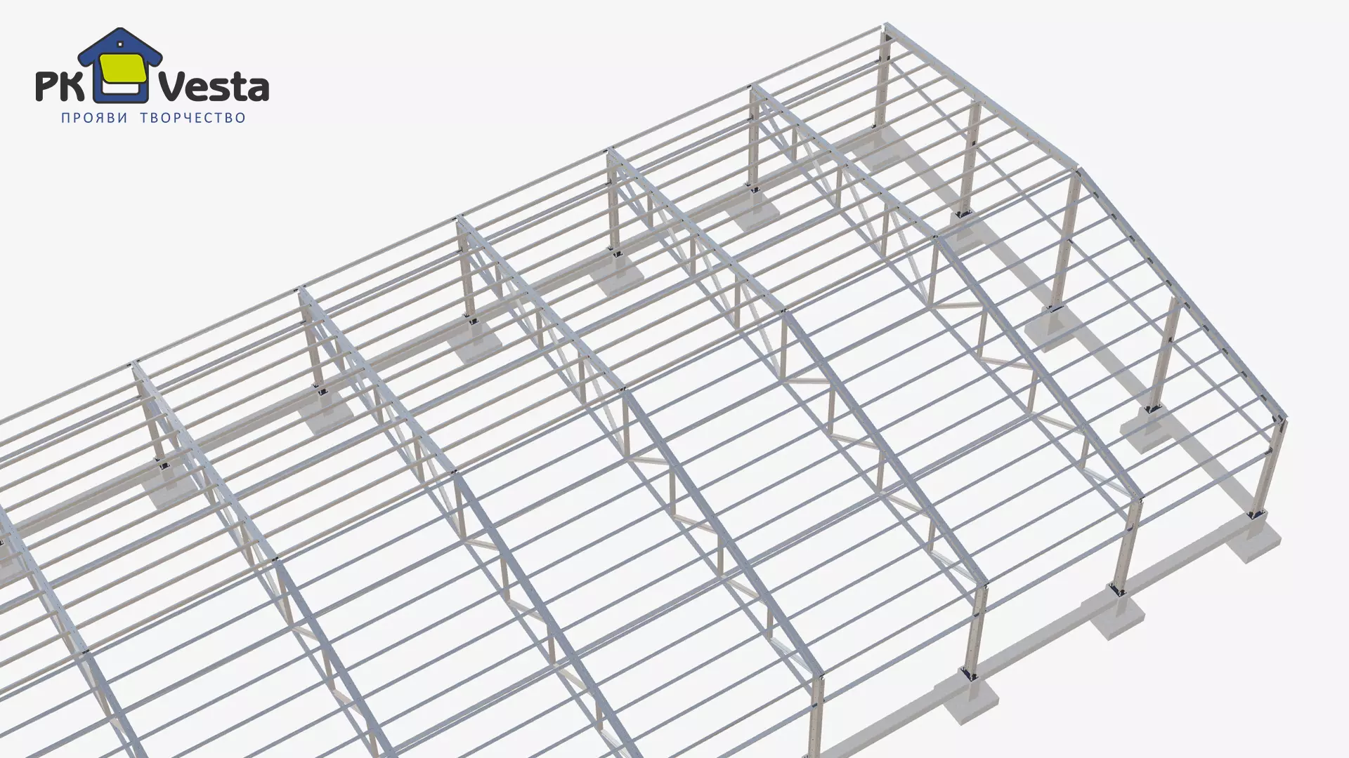 PK VESTA announces an order for a pre-engineered school, gym and cafeteria 21W x 56L x 3.5H (1 174 sq.m.), made out of Light Steel Framing in Gurzuf, Crimea, Russia