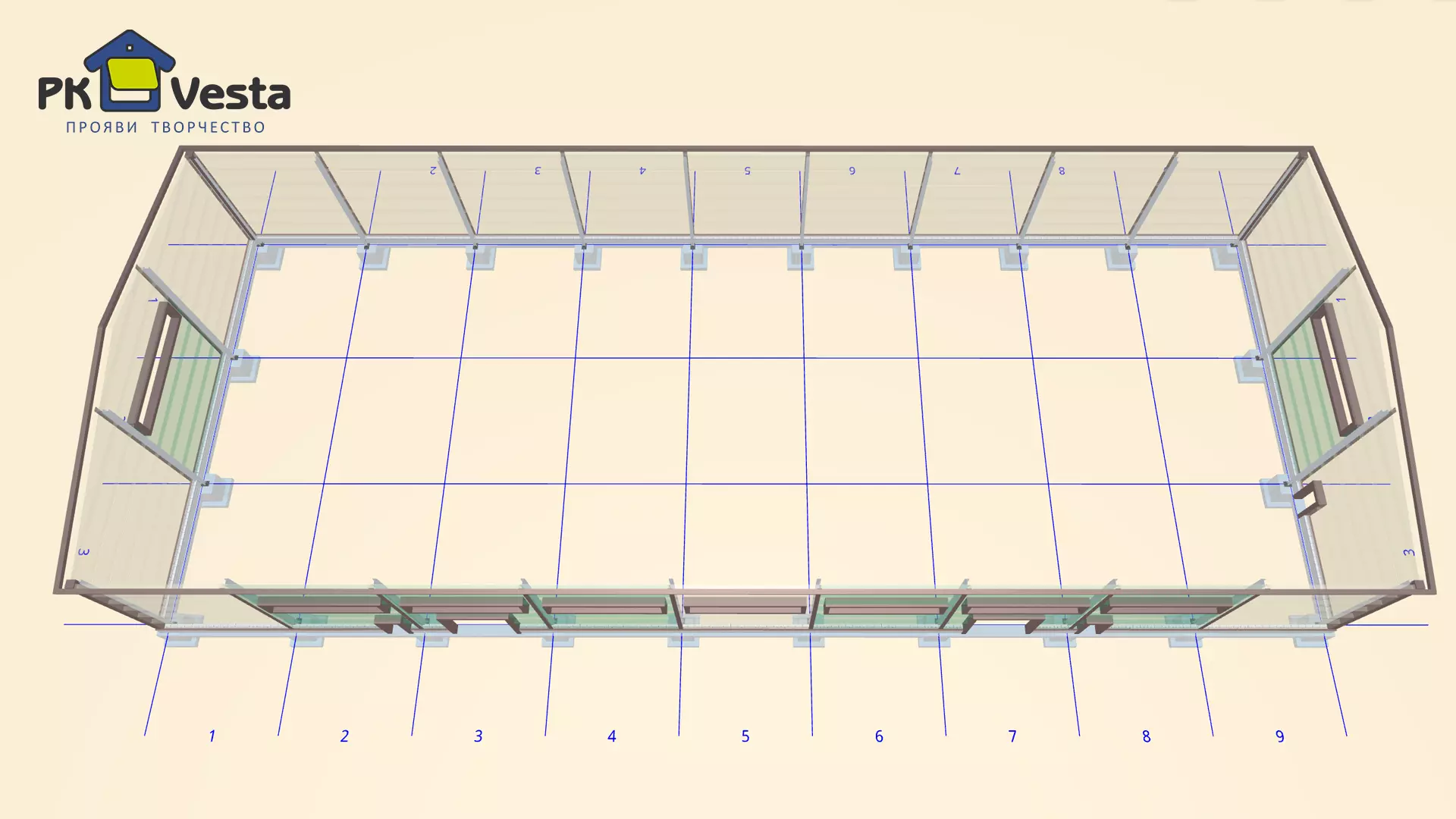 PK Vesta announces an order for a pre-engineered steel warehouse measuring 21W x 54L x 6H made out of LSGF in Astana, Kazakhstan