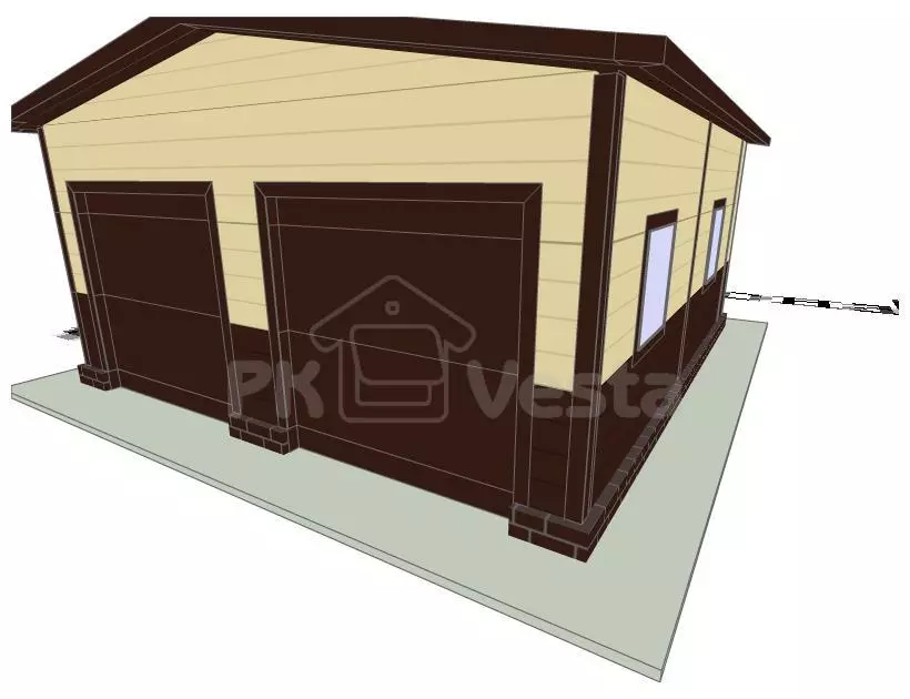 PK Vesta announces the turnkey delivery of the pre-engineered agricultural hangar 8W x 9L x 3.9H in Moscow region, Russia