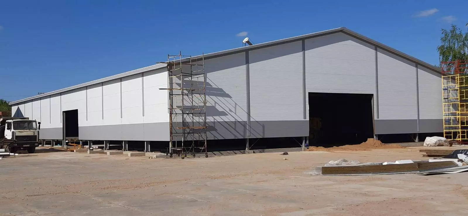 Plant PK Vesta announces an order for a pre-fabricated warehouse 30x48x4 for the storage of sawn timber in Vyazma, Russia