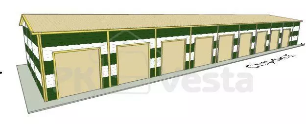 PK Vesta announces the order of the pre-engineered warehouse for storage of military equipment in Kaluga, Russia