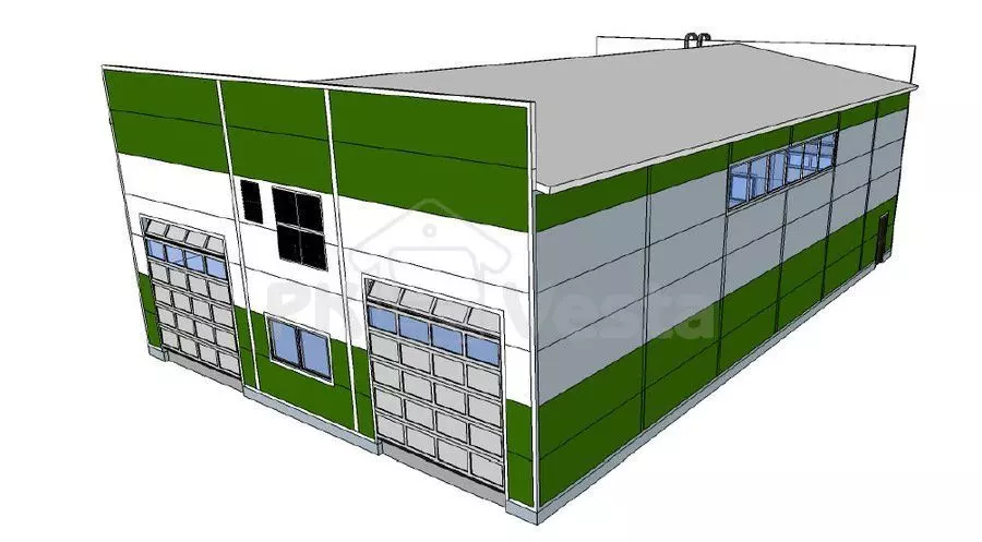 PK Vesta announces the second order of the unique prefabricated steel complex for cleaning of tank containers and auto trucks in Togliatti, Russia