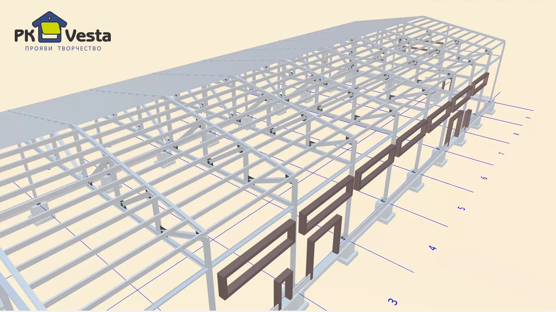 PK Vesta announces an order for a pre-engineered steel warehouse measuring 21W x 54L x 6H made out of LSGF in Astana, Kazakhstan