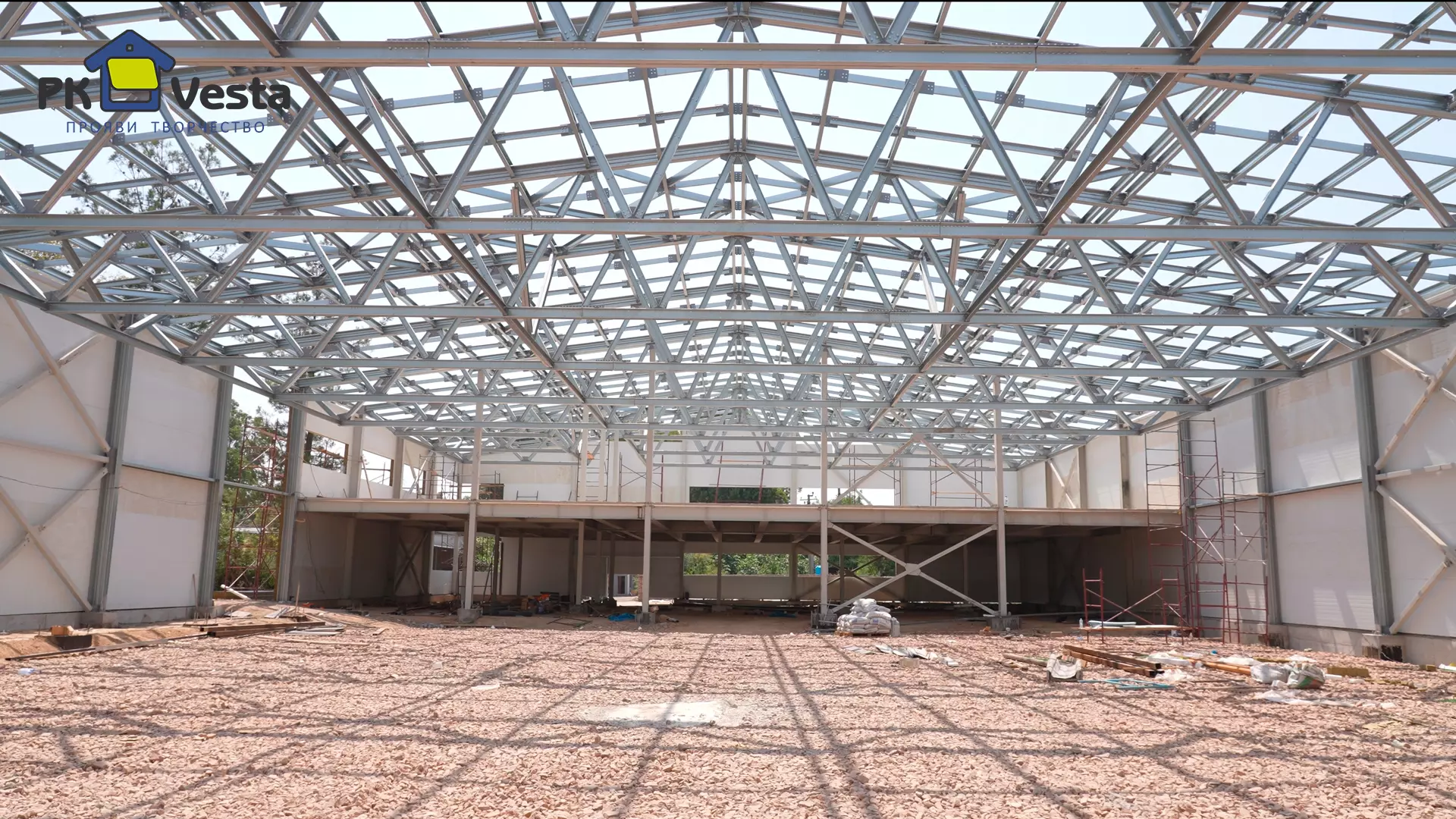 PK VESTA announces an order for a pre-engineered ice arena 30W x 80L x 6H made out of LSF in Tashkent, Uzbekistan