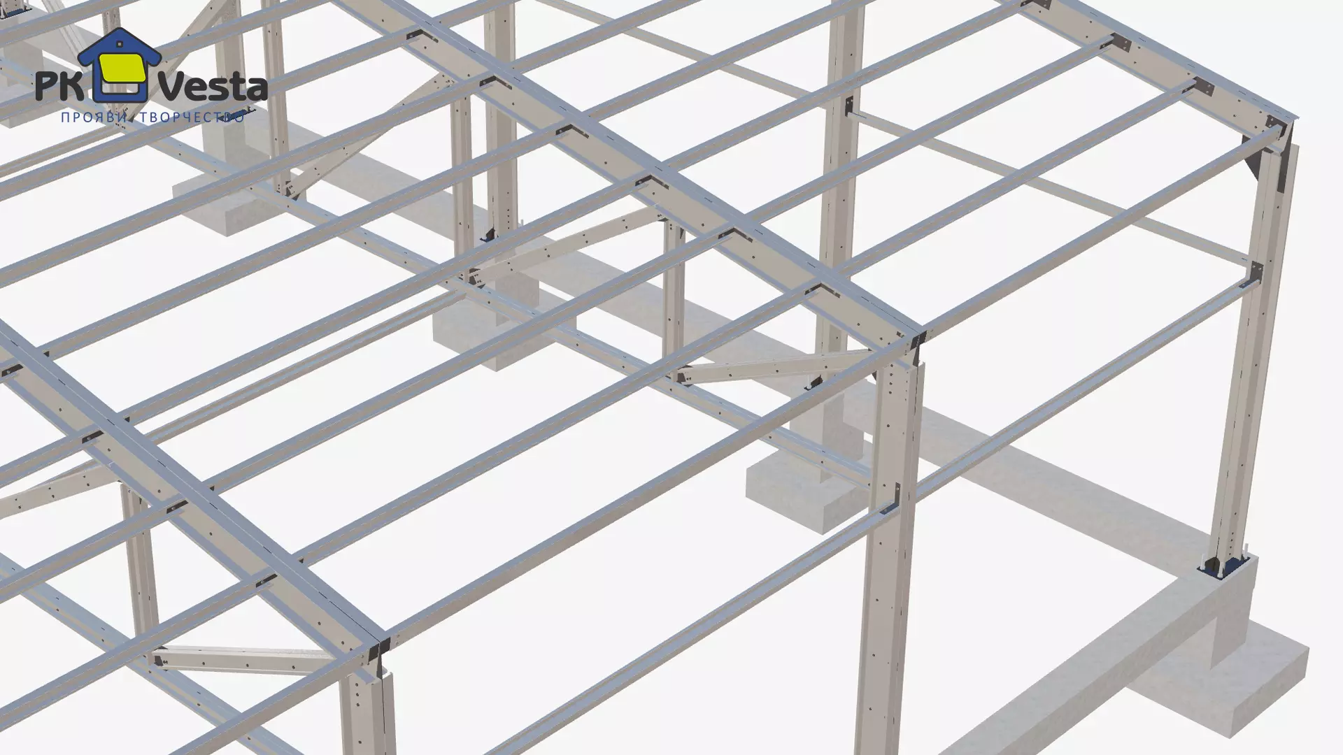 PK VESTA announces an order for a pre-engineered school, gym and cafeteria 21W x 56L x 3.5H (1 174 sq.m.), made out of Light Steel Framing in Gurzuf, Crimea, Russia