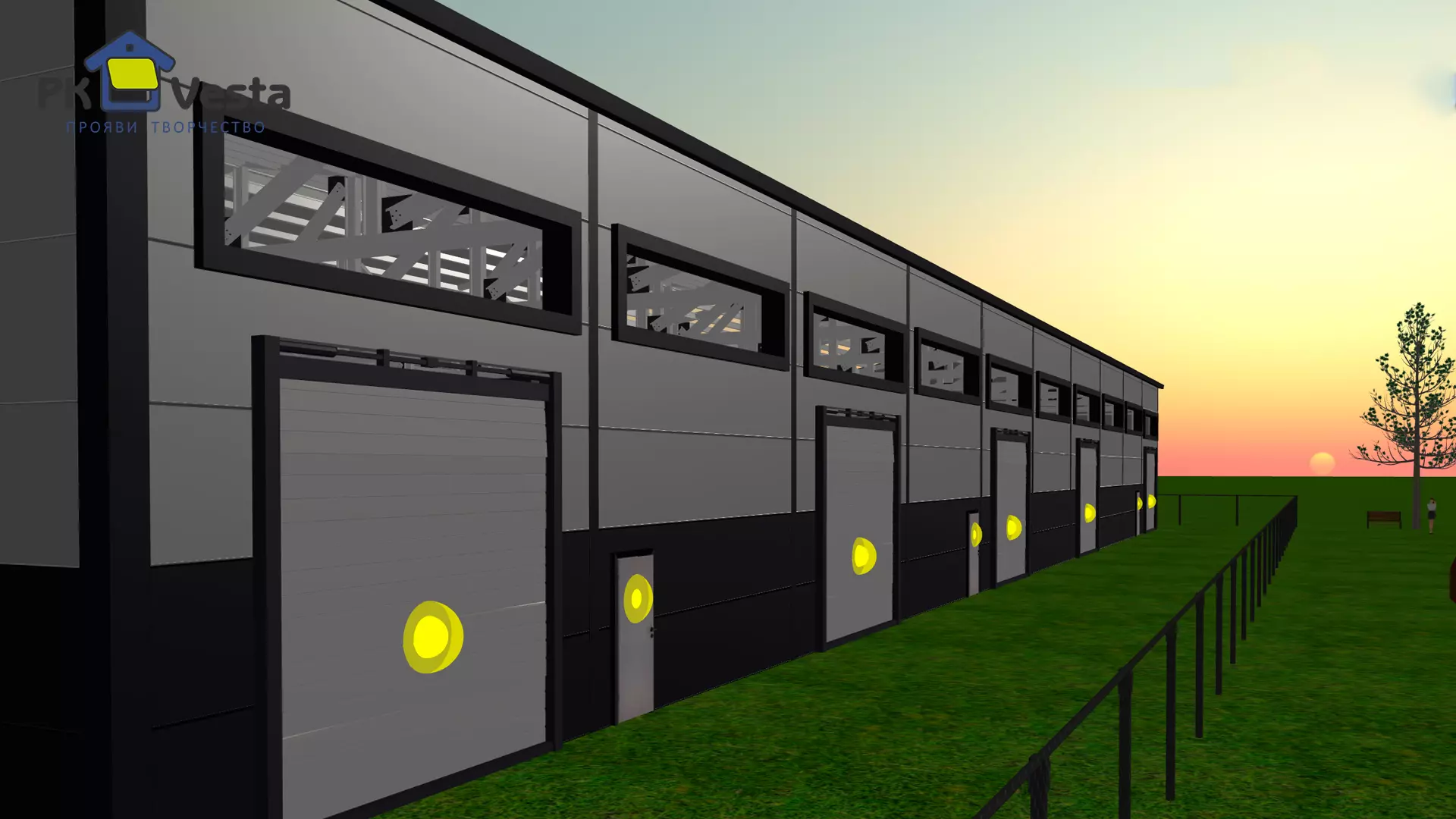 PK Vesta announces an order for two pre-engineered warehouses (24W x 60L x 6H) for lease in Ryazan, Russia (Light Industrial format)