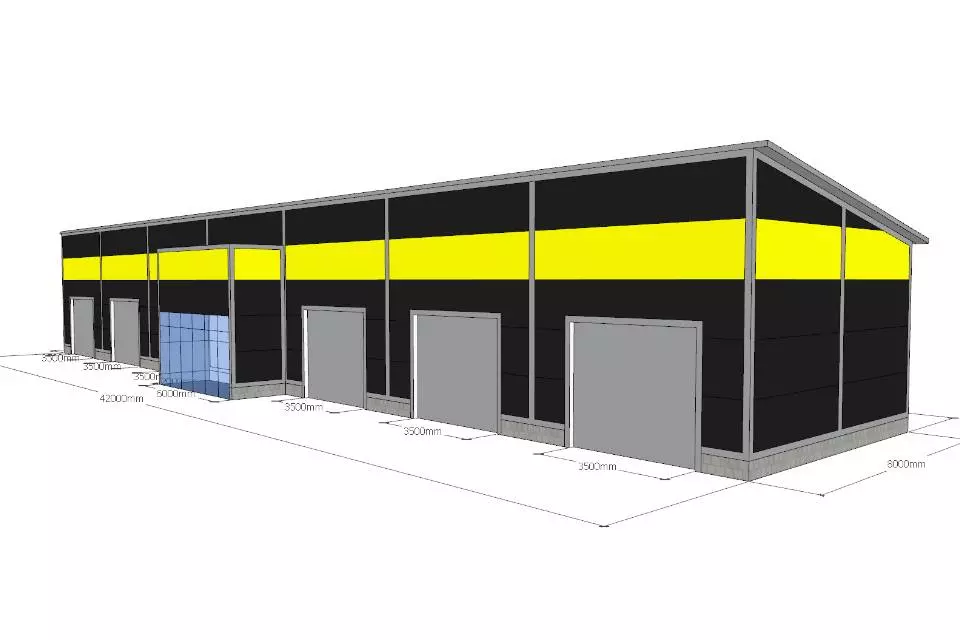 PK Vesta plant announces the order of the next series of standard car washes 8x42x4 in Tula, Russia