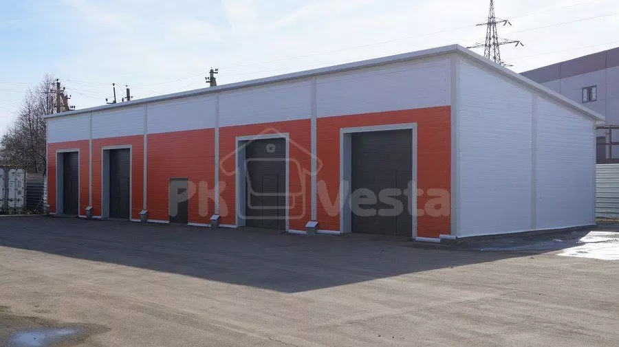 PK “Vesta” announces the completion of the installation of a prefabricated warehouse (10Shh30Dh3V) of temporary storage in Ryazan, Russia