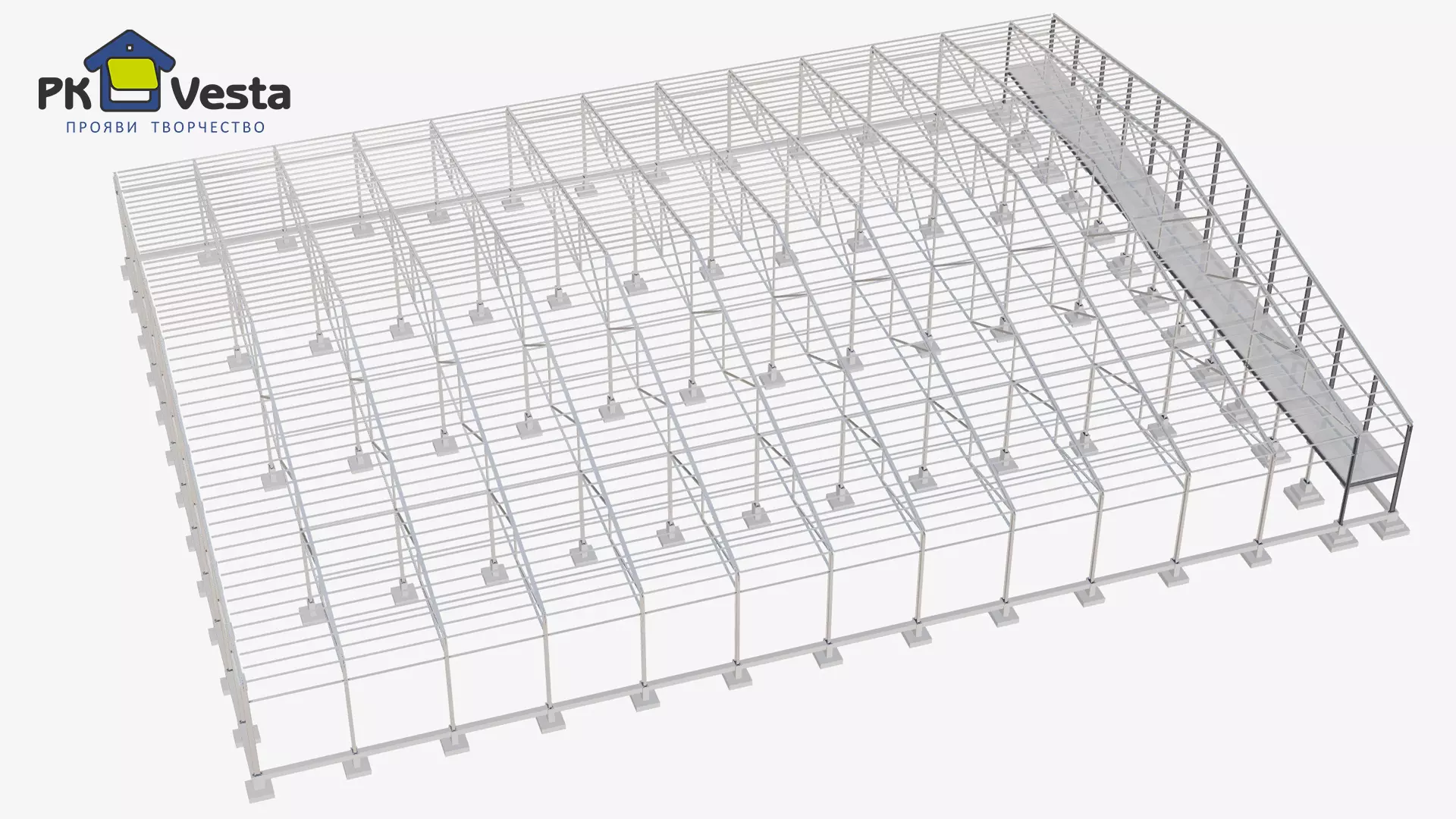 PK VESTA announces an order for a pre-engineered fruit storage facility measuring 56W x 76L x 8H (4 256 sq.m.) in Astana, Kazakhstan