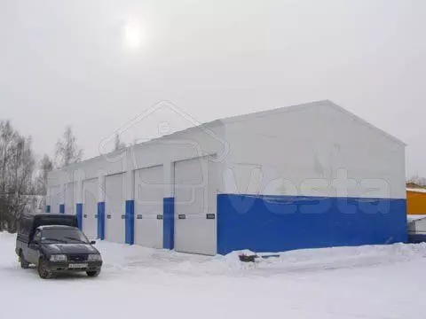 22. A concrete delivery truck garage, 12х30х6, in Tula, Russia