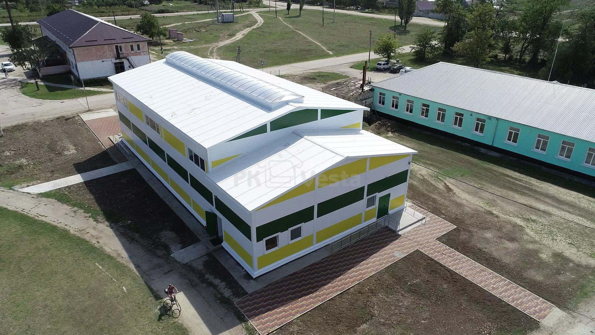 PK VESTA announces the successful presentation of the first modern pre-engineered sports hall 15 х 30 х 4.2 / 7 on the peninsula Crimea, Russia