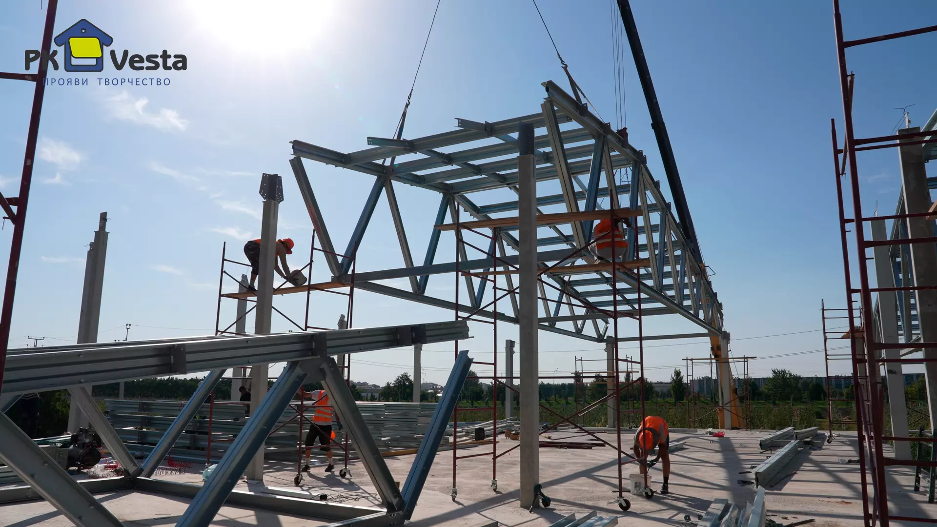 PK VESTA announces an order for a pre-engineered ice arena 30W x 80L x 6H made out of LSF in Tashkent, Uzbekistan