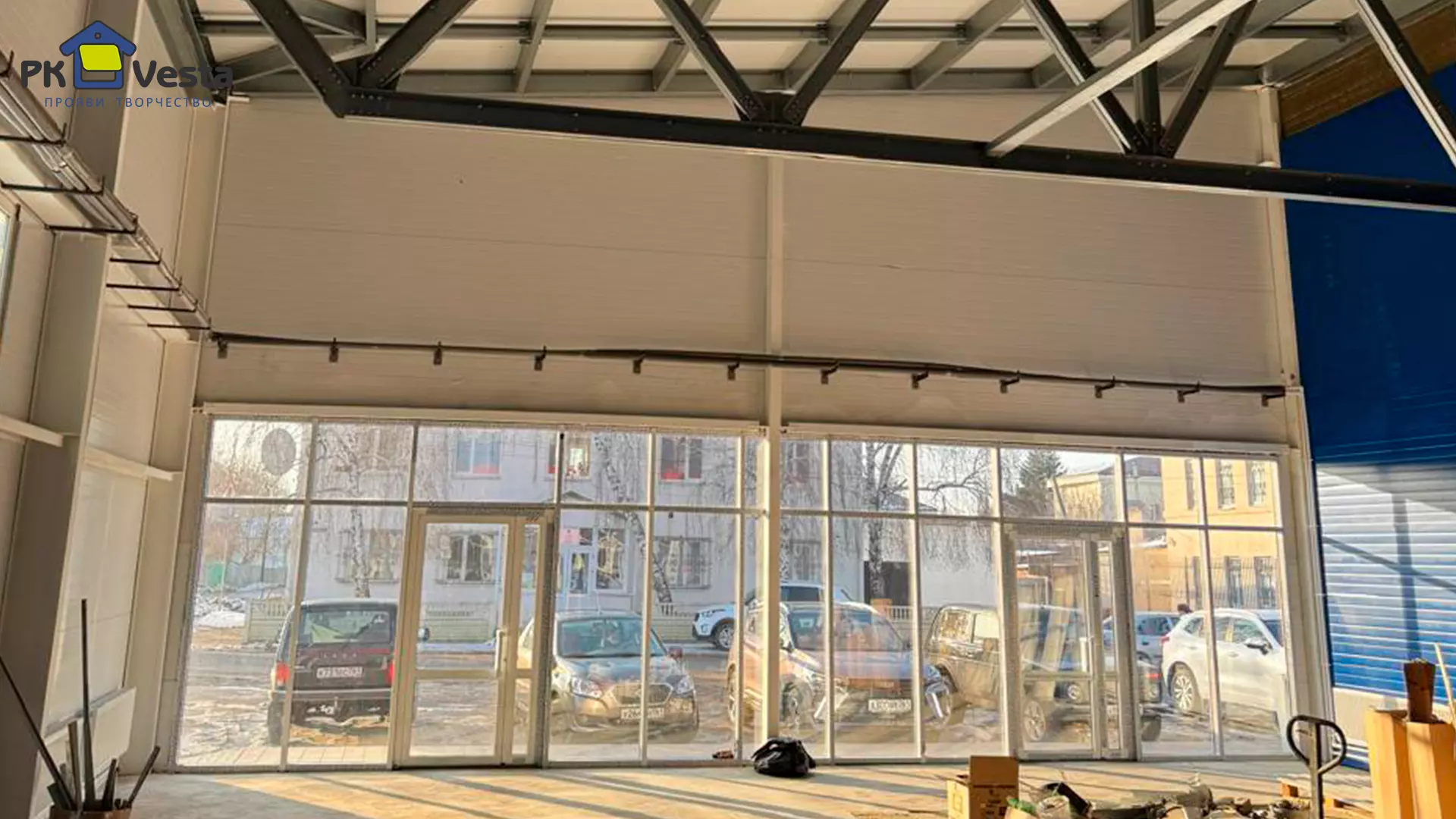 PK VESTA announces the completion of the construction of a pre-engineered store/supermarket 24W x 42L x 4.8H in Krasnodar, Russia