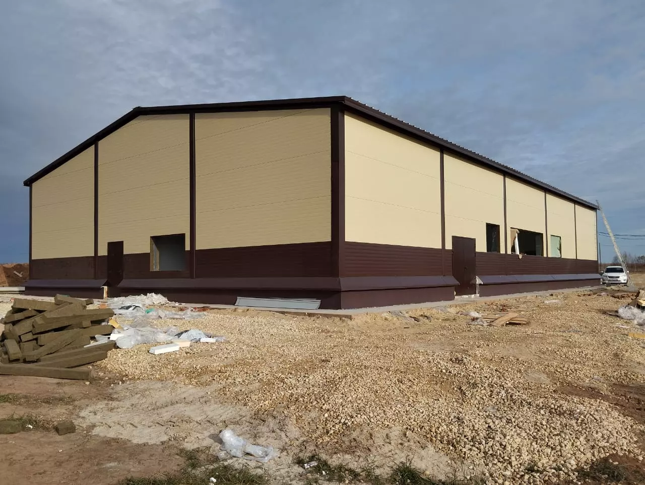 The PK Vesta plant announces an order for a pre-engineered cheese factory 18W x 30L x 4H in the Kanerga village, Russia.