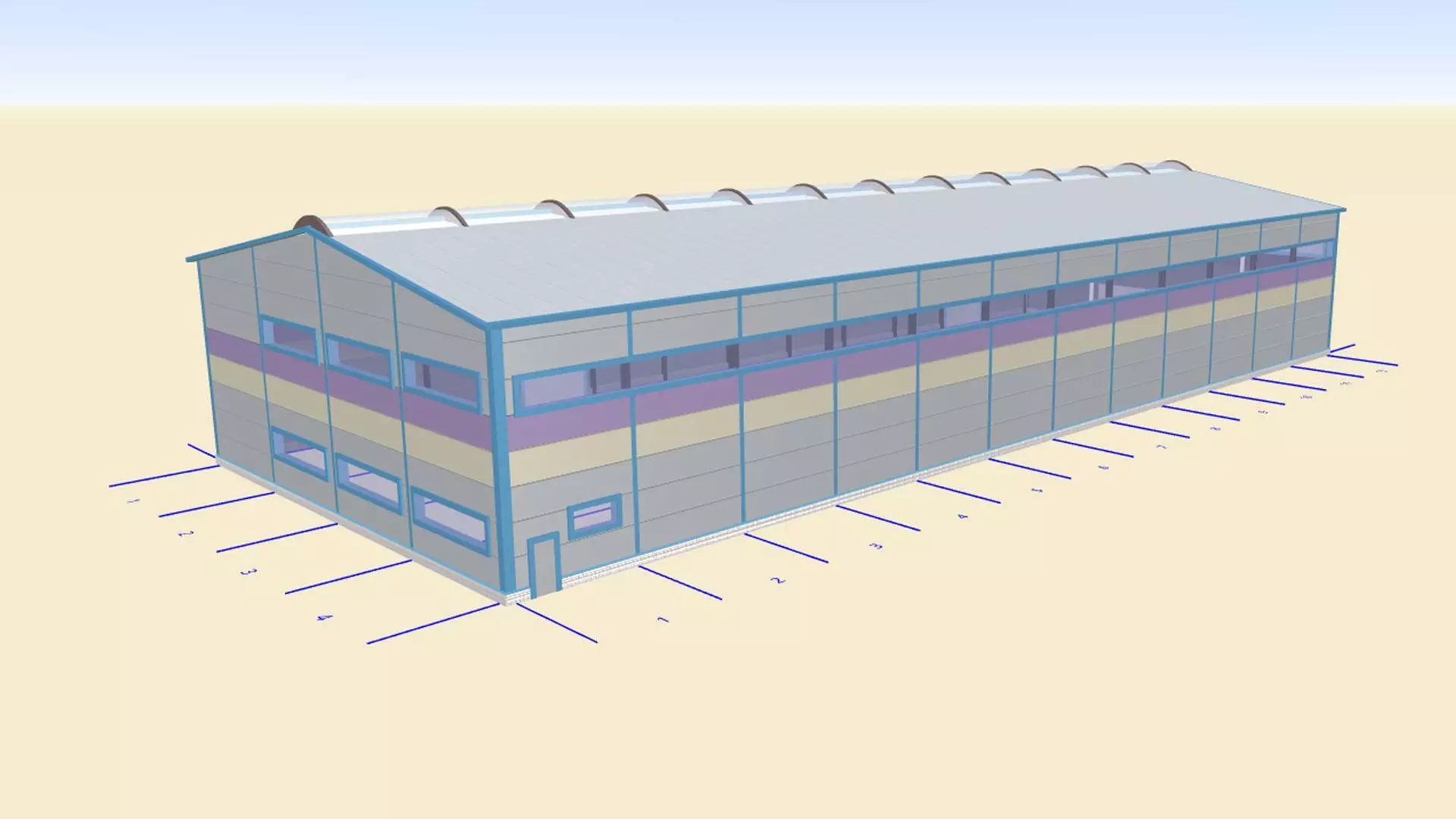 PK VESTA announces the order of a pre-engineered workshop and warehouse 24x60x8 for food film in Uzlovaya, Russia