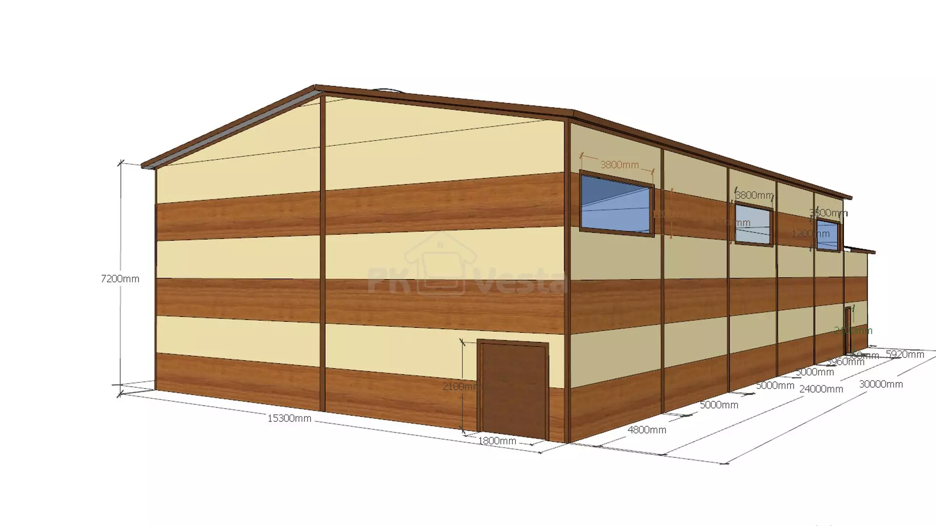 PK Vesta announces the order of a prefabricated sports hall 15W x 30L x 7.2H in Sevastopol, Crimea, Russia