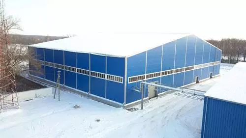 Быстровозводимый теплый склад