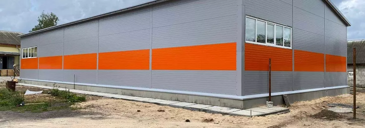 142. Pre-fabricated furniture shop 15x30x4.2 from LSGF in Mogilev, Belarus