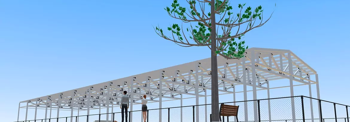202.  Pre-engineered steel hangar 16W  x 67L x 6H (1,072 sq.m.) to Atyrau, Kazakhstan