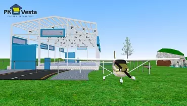211. Two pre-engineered workshops (15W x 12L x 6H and 15W x 36L x 6.2H) for processing various metals and alloys in Pavlovsky Posad, Russia