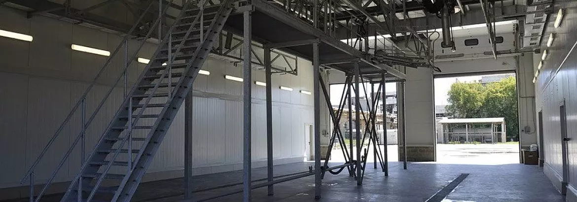 58. Cleaning and processing complex for tank and road containers 21х24х8, Tambov, Russia