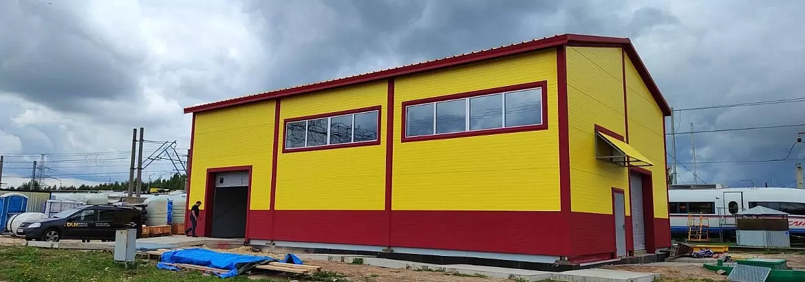 161. Pre-fabricated treatment plant 12W x 18D x 5.5H in St. Petersburg, Russia